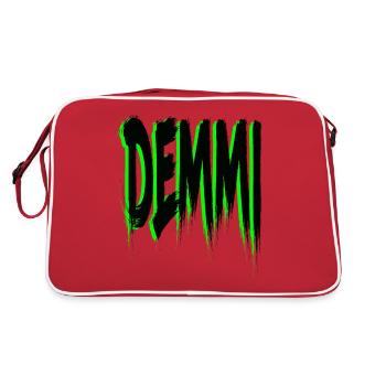 Demmi - Sac Retro - rouge/blanc - Dos