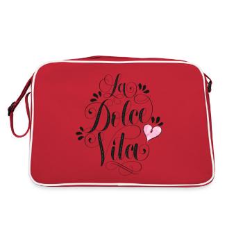 La dolce vita - Sac Retro - rouge/blanc - Dos