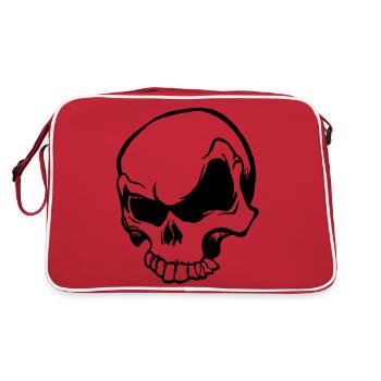 Skull - Sac Retro - rouge/blanc - Dos