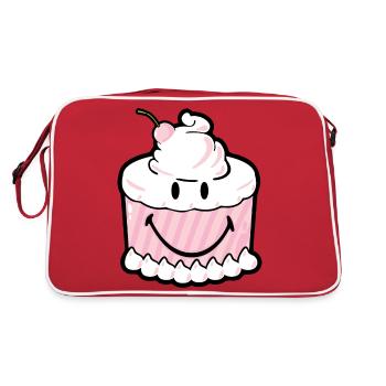 Smiley Cake - Retro Bag - red/white - Back