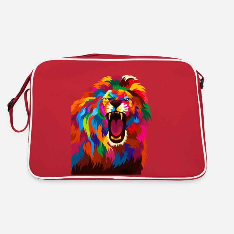 Rainbow Lion Retro Bag