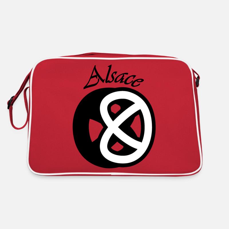 Elsass Zen Yin Yang Retro Tasche