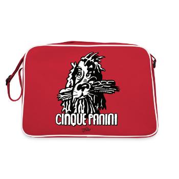 BOLEO 23 COCKER POLDI NOIR BLANC - Sac Retro - rouge/blanc - Dos