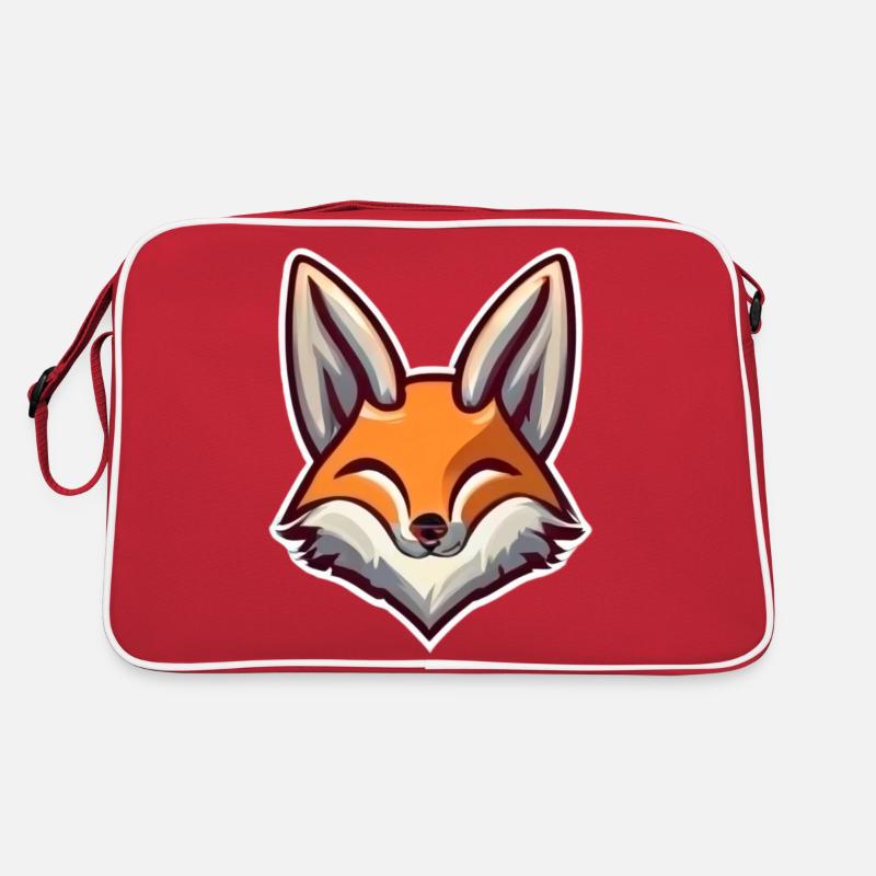 Renard Souriant Sac Retro