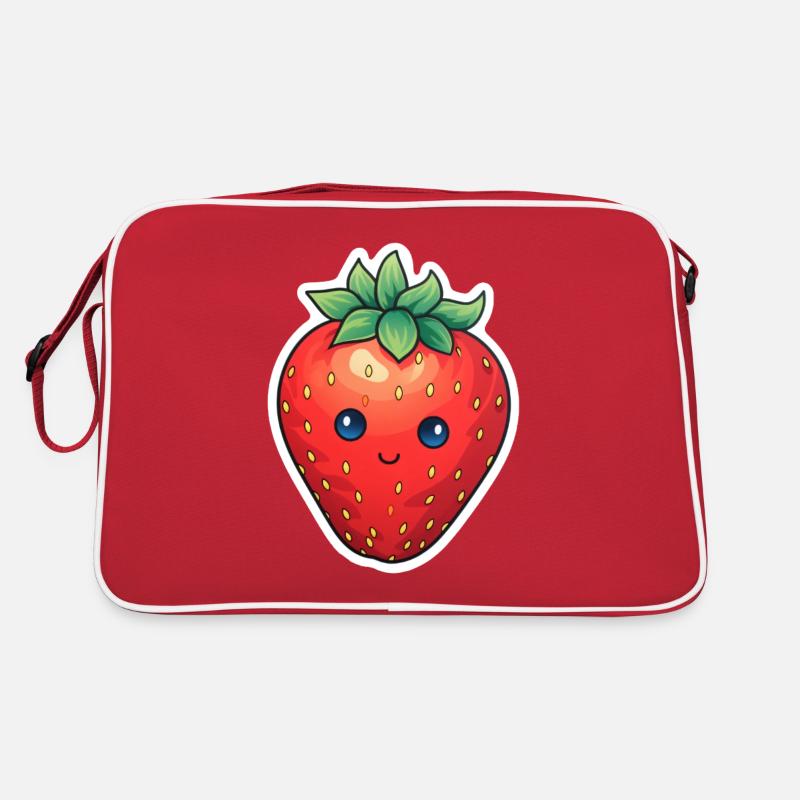 Fraise Anime Sucré Sac Retro