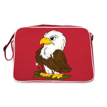 Eagle - Retro Bag - red/white - Back