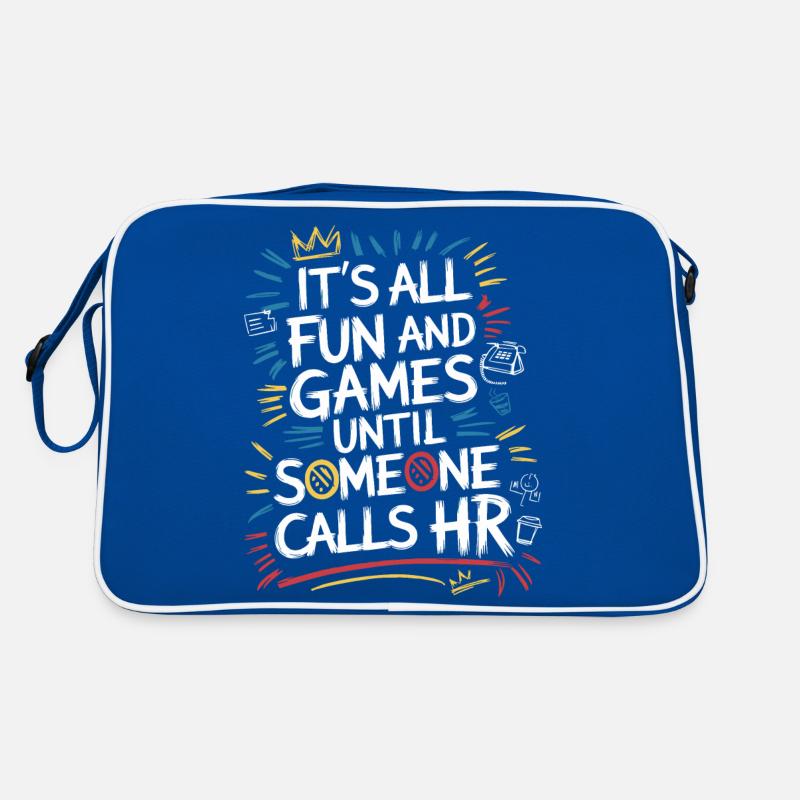 First fun, then human resources Retro Bag