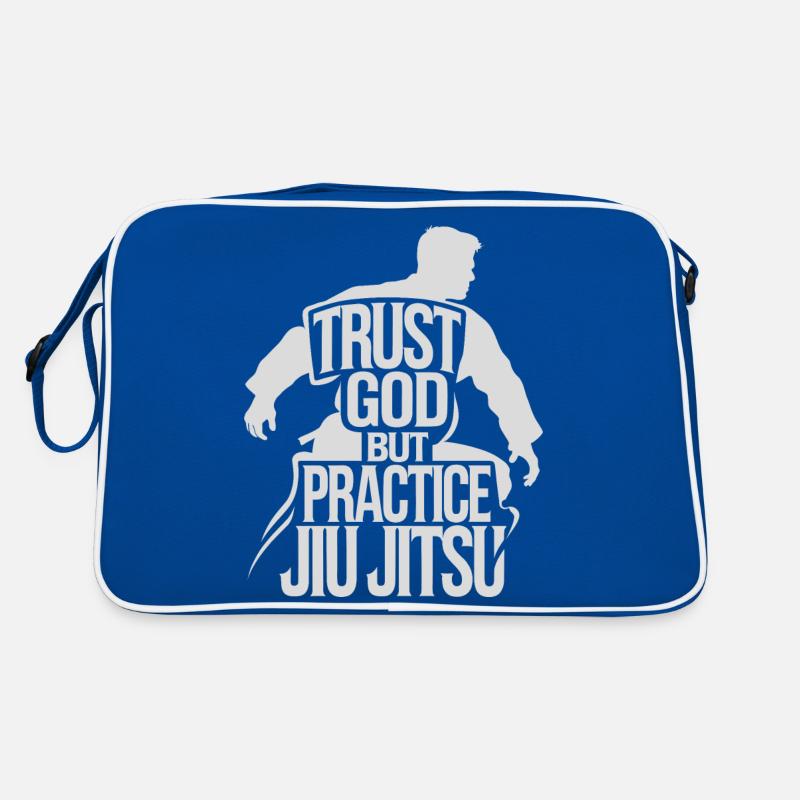 Disziplin im Grappling erleben Retro Tasche