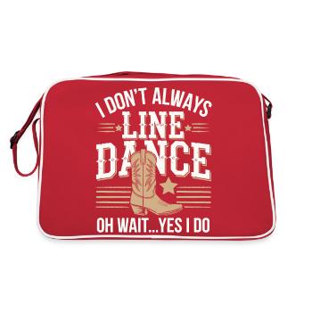 Dancing with passion - Retro Bag - red/white - Back