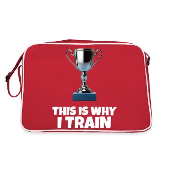This Is Why I Train - Retro Bag - red/white - Back
