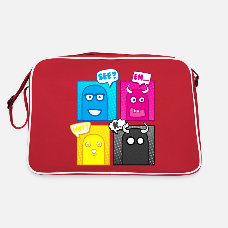 Petits monstres (Pop Art) 02 Sac Retro