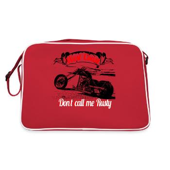 Chopper American - Sac Retro - rouge/blanc - Dos