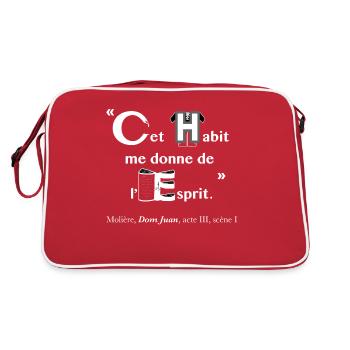Cet-habit-Molière-blanc - Sac Retro - rouge/blanc - Dos