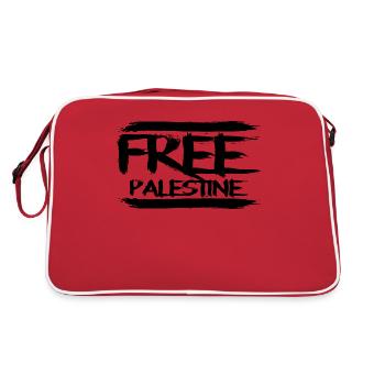 free palestine Palestine Muhammad Israel Gift - Retro Bag - red/white - Back