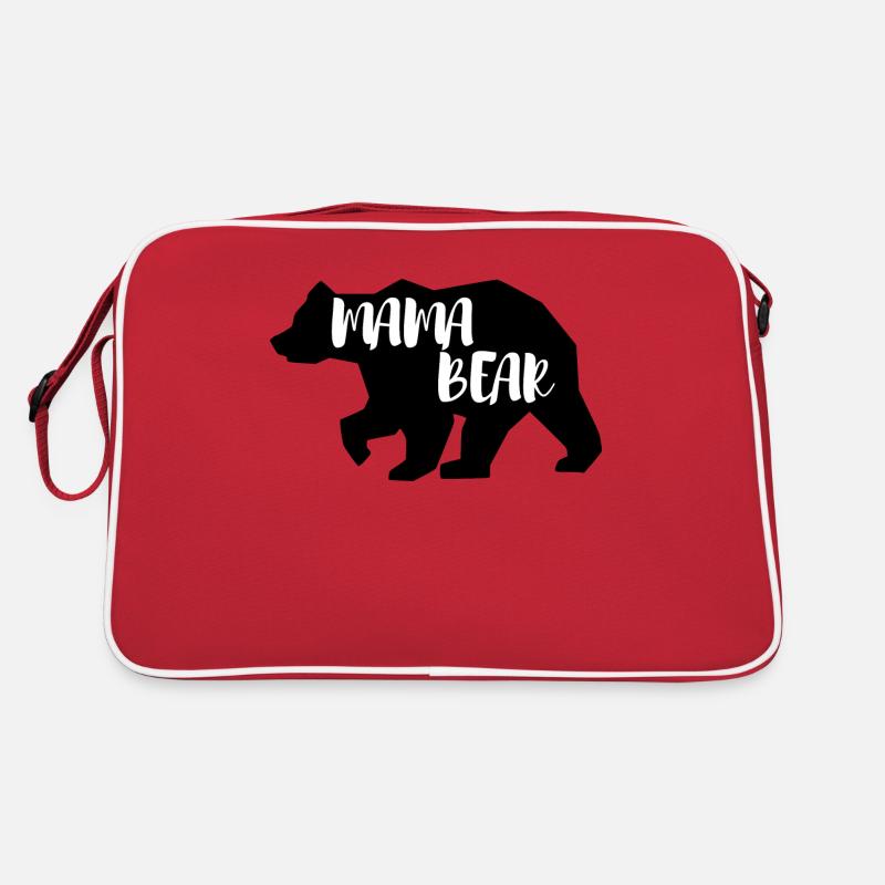 Mama Bear Baer Mama Tshirt Sac Retro