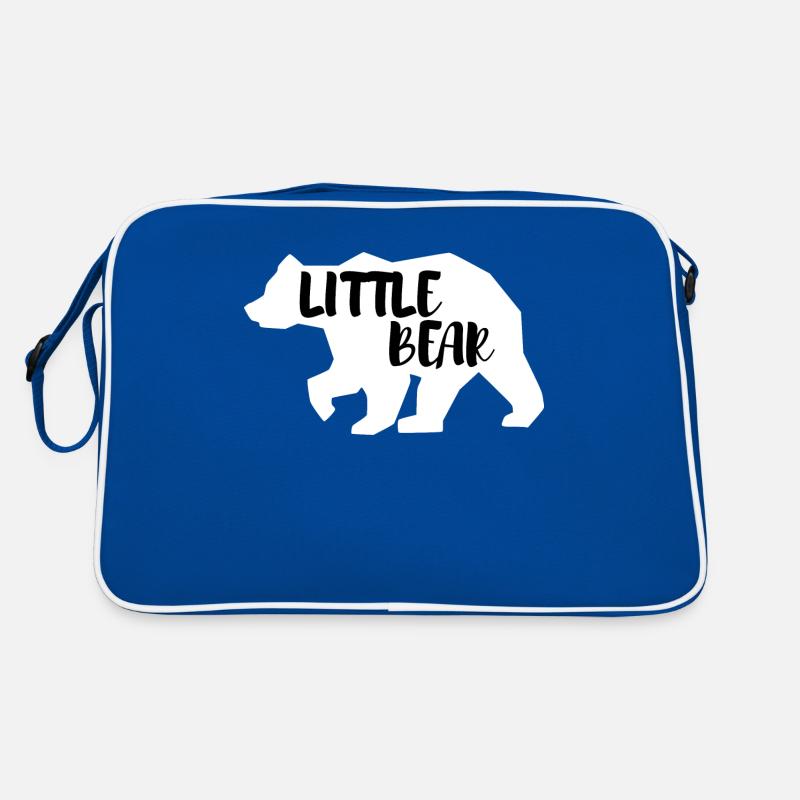 little Bear Baer Eltern Tshirt Retro Tasche