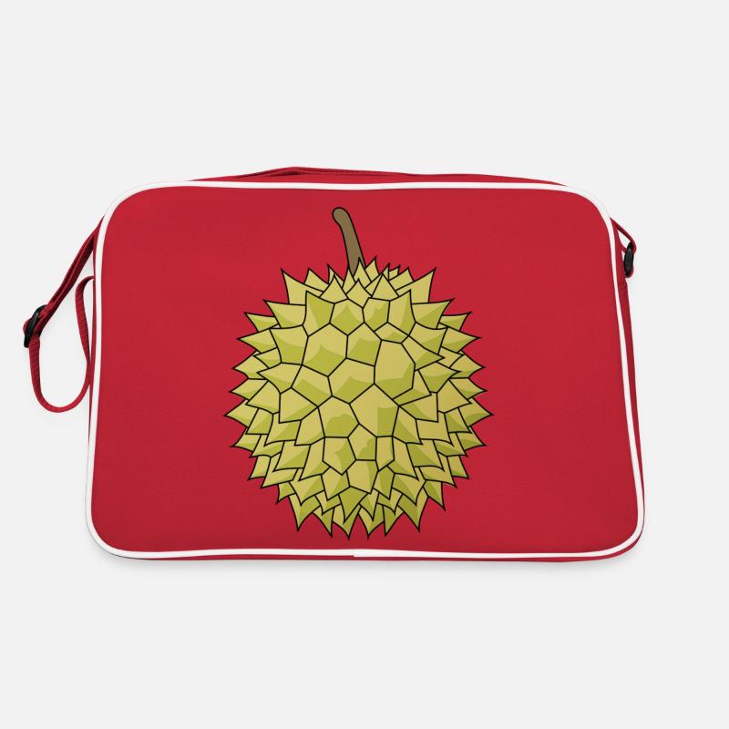 Durian - Maharlika - Retro Tasche - Rot/Weiß