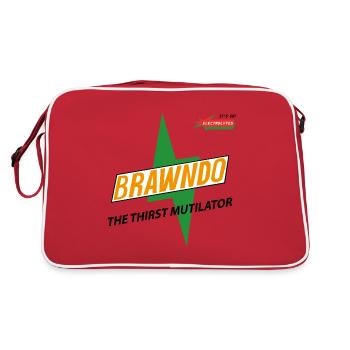 Brawndo, the thirst mutilator - Retro Bag - red/white - Back