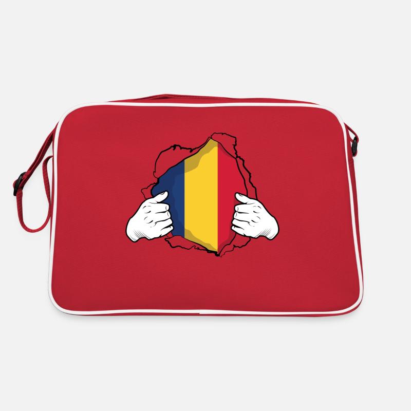 Romania Flag Romanian Romanian Gift Idea Cool Retro Bag