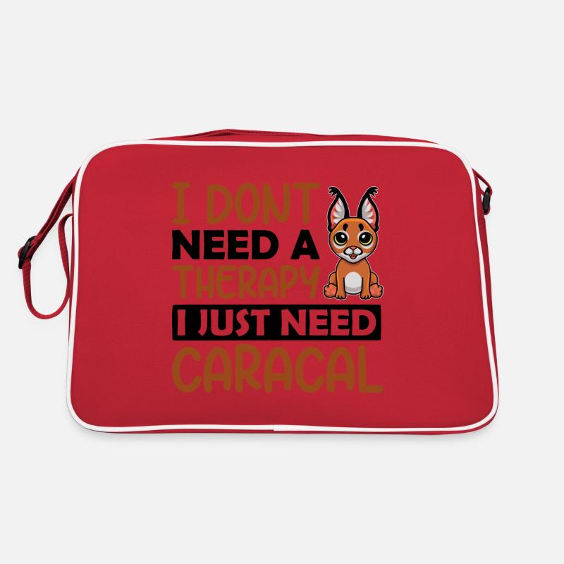I dont need a therapy i just need Caracal Retro Tasche