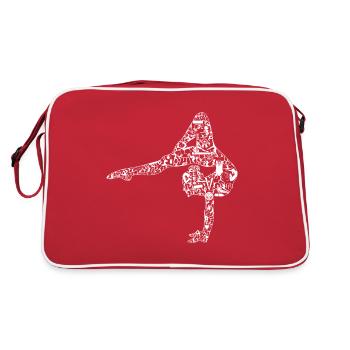 Gymnaste Gymnastique rythmique Gymnastique artistique - Sac Retro - rouge/blanc - Dos