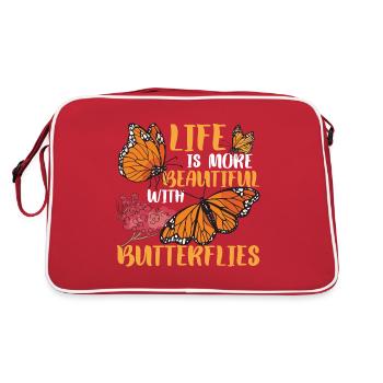 Papillon Citation Monarque Papillons - Sac Retro - rouge/blanc - Dos