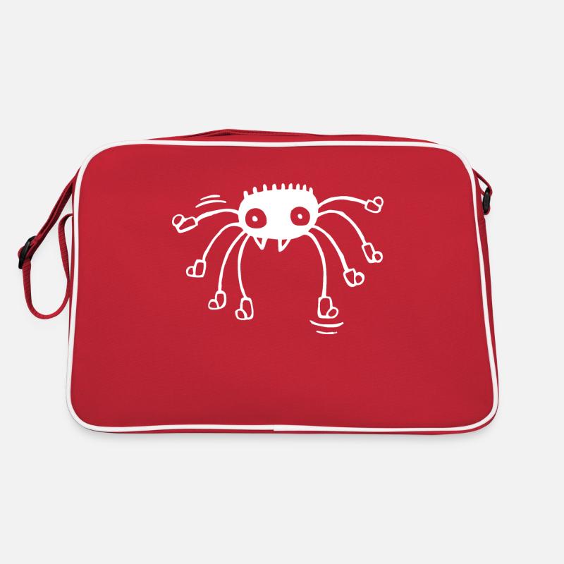 Spinne Tier Socken Suess Retro Tasche