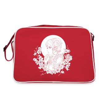 Aries - The Ram Girl - Retro Bag - red/white - Back