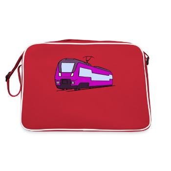 Chemin de fer régional Train Lok Chemin de fer miniature - Sac Retro - rouge/blanc - Dos