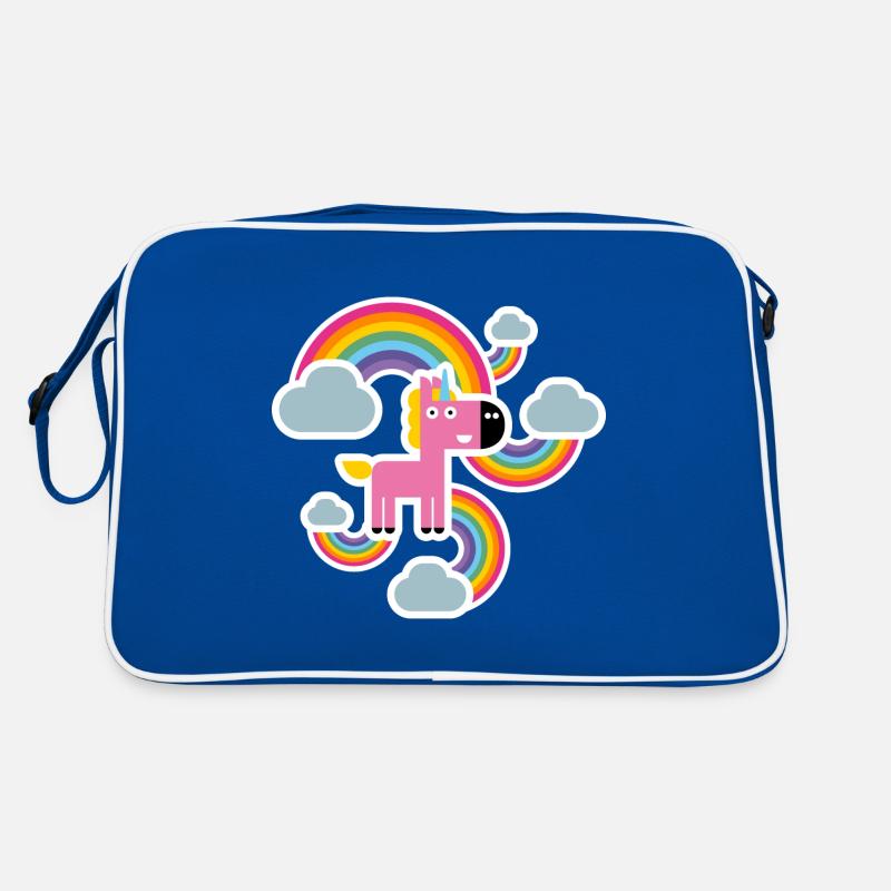 Rainbow unicorn Retro Bag