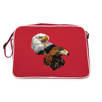 American Pigargo and Golden Eagle - Retro Bag - red/white - Back