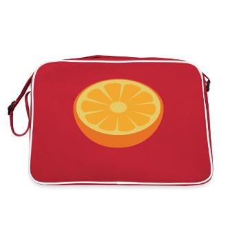 orange - Retro Bag - red/white - Back