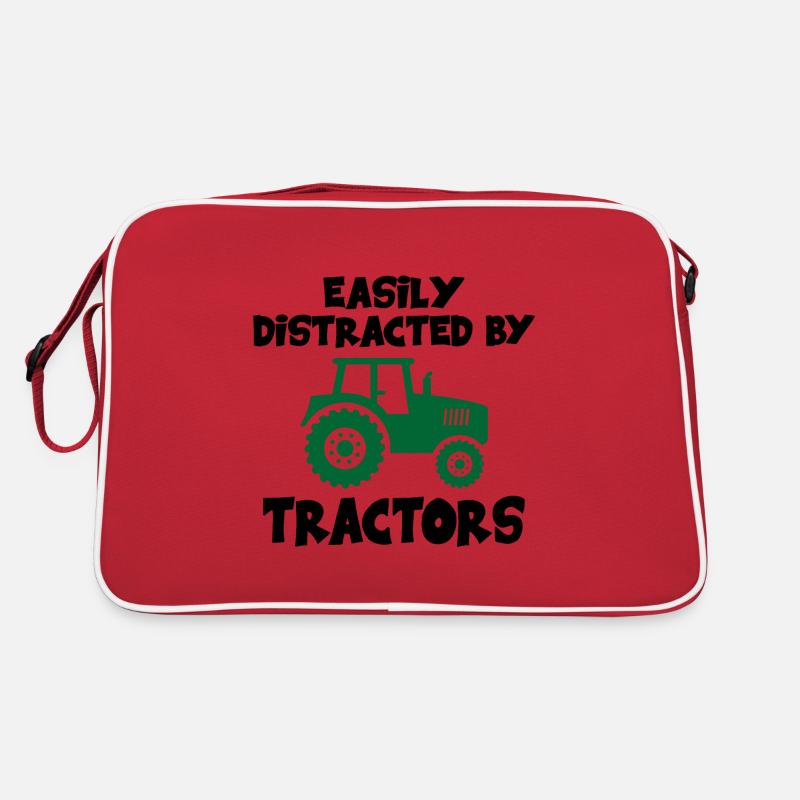 Facilement distrait par les tracteurs Sac Retro