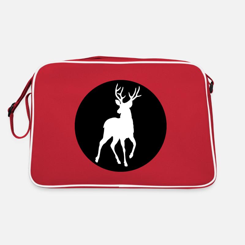 Symbole de la forêt de cerfs Sac Retro