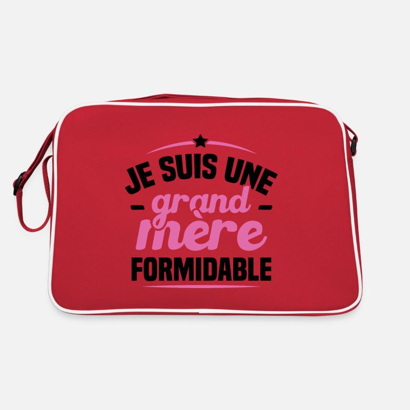 Je suis une grand mère formidable Sac Retro