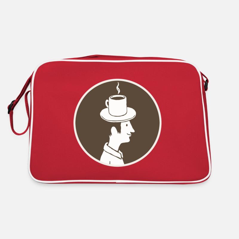 Coffee Hat Man Retro Bag