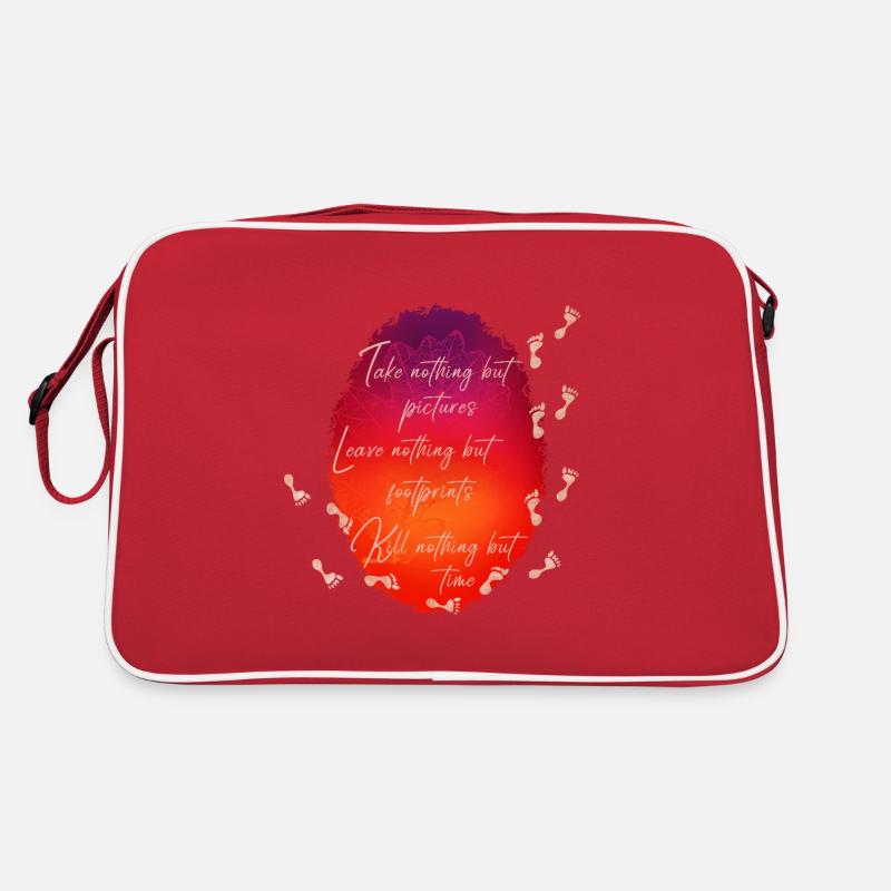 Ne laissez que des empreintes de pas... Sac Retro