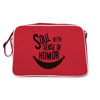 Âme avec sens de l'humour - Sac Retro - rouge/blanc - Dos