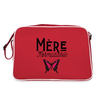 Mère formidable - Sac Retro - rouge/blanc - Dos