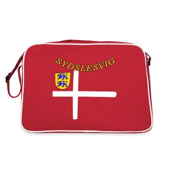 Sydslesvig Dannebrog - Danemark, Schleswig-Holstein - Sac Retro - rouge/blanc - Dos