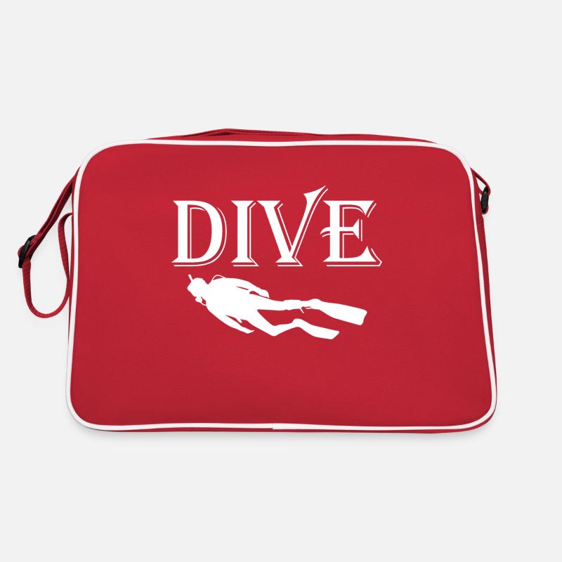 Diving Dive plonger Sac Retro