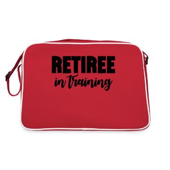 Retraité en formation 4 - Sac Retro - rouge/blanc - Dos