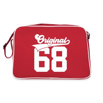 58E ANNIVERSAIRE 1968 ORIGINAL 68 - Sac Retro - rouge/blanc - Dos