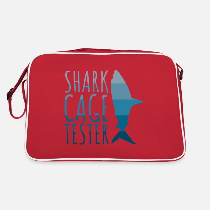 Shark Cage Tester Retro Tasche