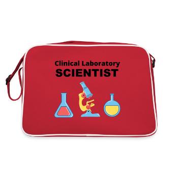 scientist - Retro Bag - red/white - Back