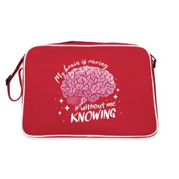 Epilepsy Awareness - Retro Bag - red/white - Back