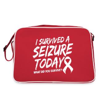Guerrier de l’épilepsie - Sac Retro - rouge/blanc - Dos