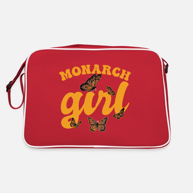 Monarch-Mädchen Retro Tasche