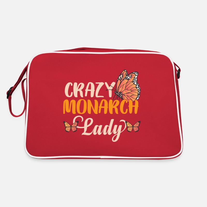 Crazy Monarch Lady Retro Bag