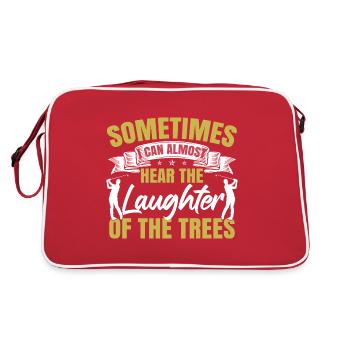Golf Player Funny - Retro Bag - red/white - Back